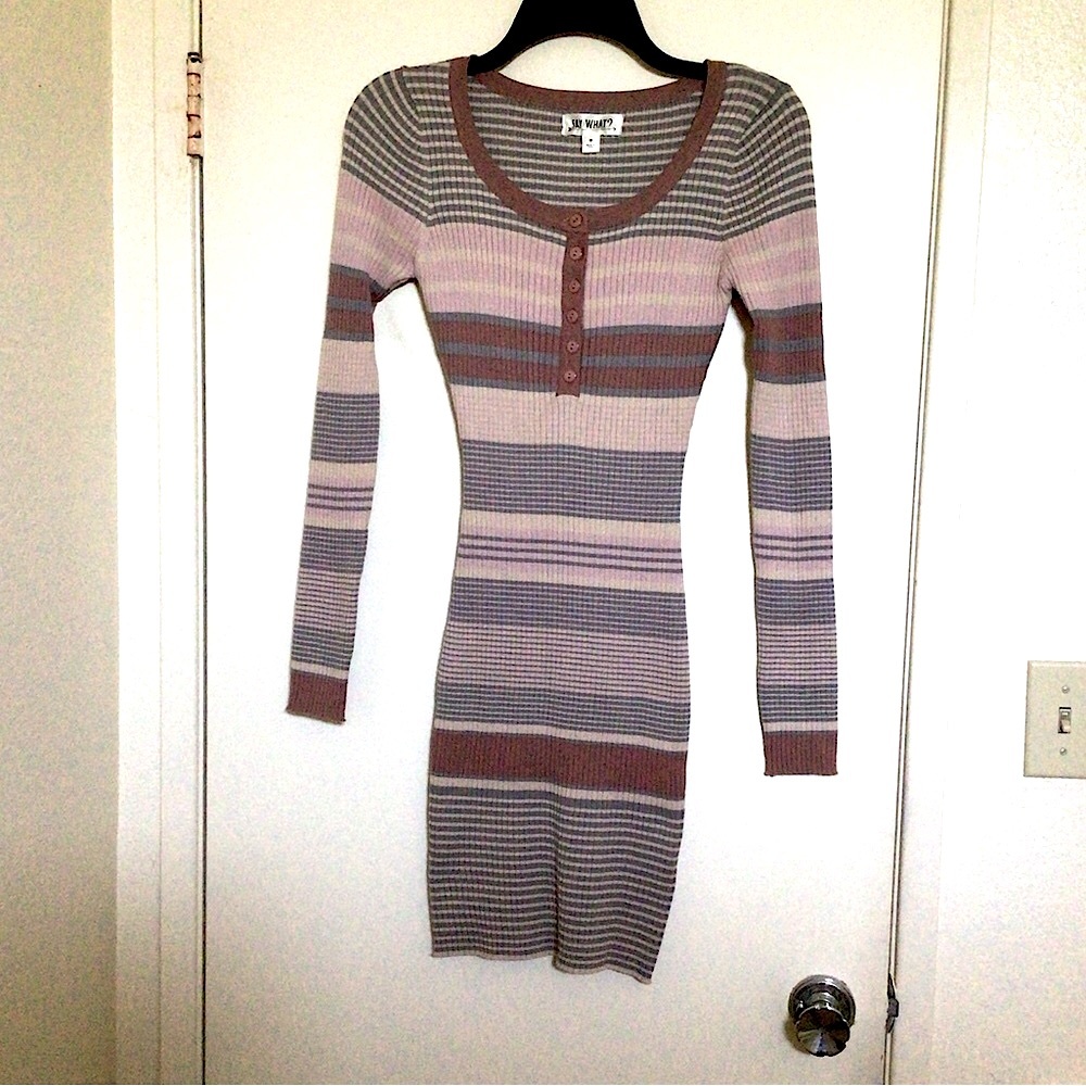 Say What? Sweater Dress